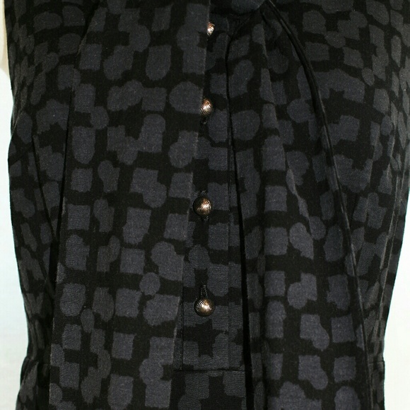 Trina Turk Printed Wool Tie Front Dress NWOT - Picture 2 of 4